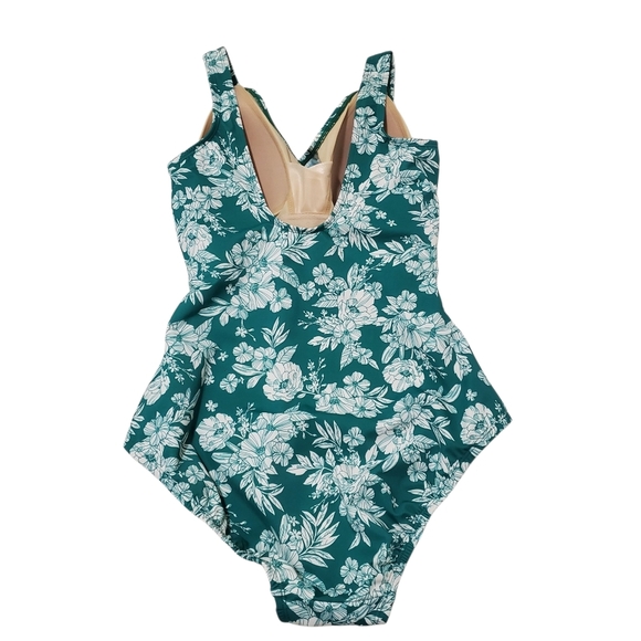 NEW Lands End Swim SlenderSuit Belted Sweetheart One Piece Bathing suit - Picture 3 of 16